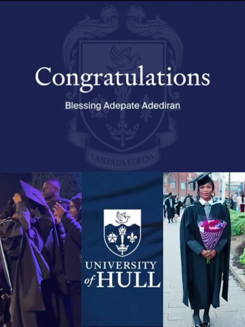 Congratulations, our former Head Girl, Blessing Adediran!